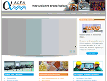Tablet Screenshot of alfainstrumentos.com